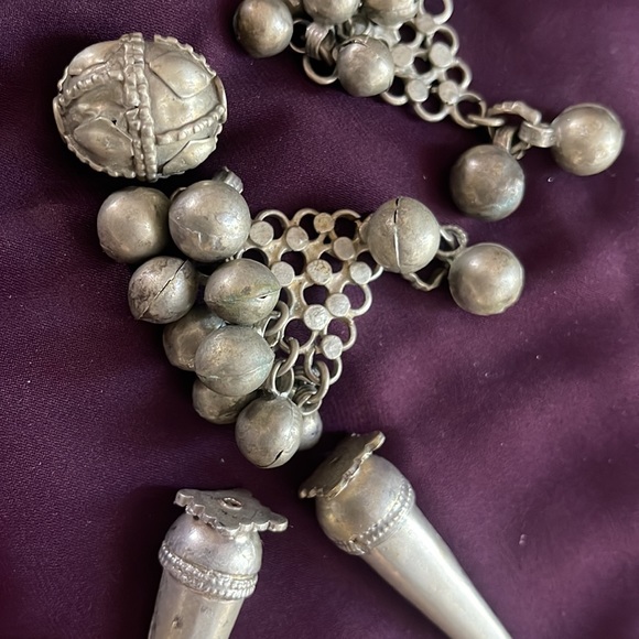 SOLD Gypsy- VTG Bohemian Festival Necklace Belly dancer  Lebanon Egyptian - Picture 10 of 10